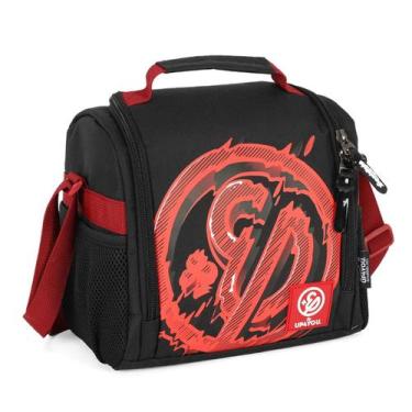 Imagem de Lancheira Térmica Juvenil Enaldinho Vermelho Oficial Luxcel