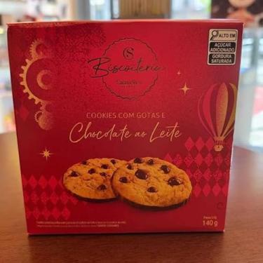 Imagem de Cookies de Natal com Gotas ao Leite 140g Cacau Show