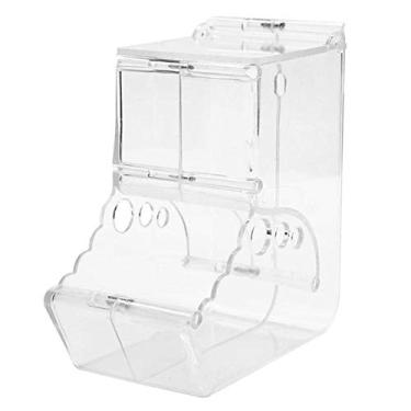 Imagem de Alimentador automático para animais de estimação dispositivo alimentação aves hamsters e pequenos dispensador água comida plástico papagaios ouriços