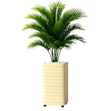 Imagem de Planta Artificial Decorativa Realista com Vaso, Flor Artificial em Seda para Sala, Escritório e Mesa