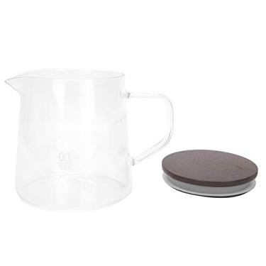 Imagem de Eujgoov Jarra de café de Vidro Com Tampa, Jarra de chá Transparente Com Design de Isolamento de Camada Dupla para Suco de Leite, Vidro de Borosilicato Resistente Ao Calor 300ML 500ML para Cozinha
