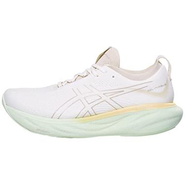 Imagem de ASICS T nis de corrida masculino Gel-Nimbus 25, Creme/Frama, 10