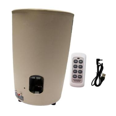 Imagem de Colaxi Robô de Tênis de Mesa, Lançador Automático Portátil, Máquina Automática de Pingue-Pongue para Treinamento, Entretenimento e Exercícios para, Cáqui