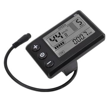 Imagem de Cryfokt Painel de Controle Retroiluminado Com Display LCD de Bicicleta Elétrica para Acessório de Ciclismo de Scooter, Material ABS, à Prova D'água, Fácil Instalação, para Ciclistas Elétricos