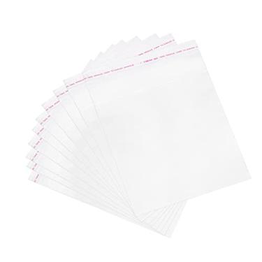 Imagem de 300 unidades de sacos de violoncelo transparentes, 10 cm x 10 cm, sacos de plástico autovedantes OPP para violoncelo, sacos de poli para embalar biscoitos, joias de doces, presentes, transparente