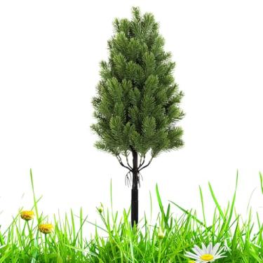 Imagem de Cedro artificial – Estacas de com vegetação resistente aos raios UV, árvore de Natal de cedro, decoração ao ar livre – para jardim, quintal, pátio, , caminho, fazenda, sala de estar