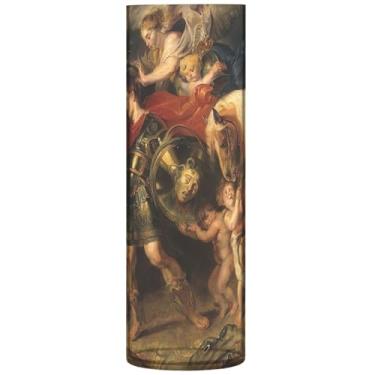Imagem de Rubens Prints Perseus Andromeda Vaso grande de plástico bonito decorativo vasos de flores impressão cilíndrica decoração moderna para quarto, 30 cm x 9,9 cm
