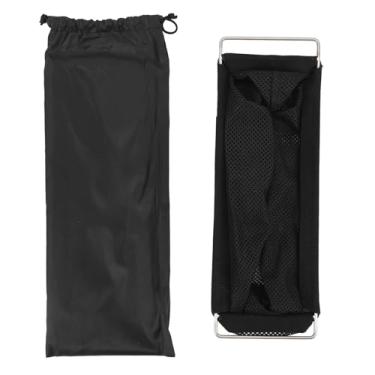 Imagem de ZAWELIYO Organizador da Mesa IGT, Bolsa de Armazenamento de Malha de Aço Inoxidável, Cesta Suspensa Dobrável para Mesas de Acampamento, Acessórios de Armazenamento para Lanches