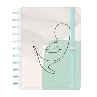 Imagem de Caderno Iscool Disc Inteligente 140 Folhas Face Linear Verde G+