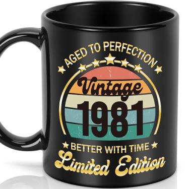 Imagem de LEJIAJINW de 45 anos para ele - de 45 anos para homens - Decorações vintage de 45 anos para homens - Ideias de de 45 anos para