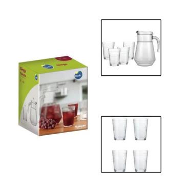 Imagem de Conjunto Jarra e Copos Ginga 5 Peças - Nadir