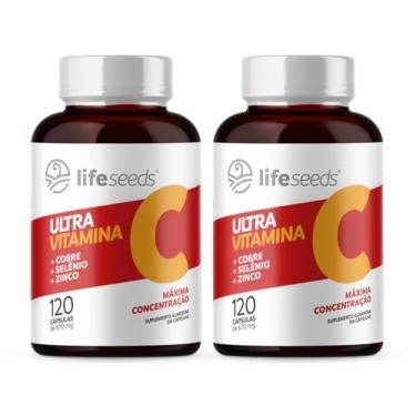 Imagem de Ultra Vitamina C 1.900mg + Cobre + Selênio + Zinco - 2 Potes - 240 Cápsulas