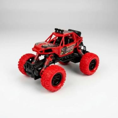 Imagem de Carro Crazy Truck Monster Fricção Vermelho Amarelo (Vermelho)