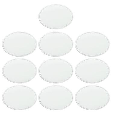 Imagem de 10 remendos de sublimação, tecido, remendos de ferro, 8 formas, reparo, bordado, sublimação, chapéu, bordado para bonés, roupas, sapatos, bolsas, mochilas, uniformes