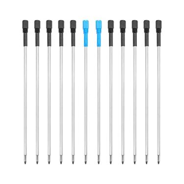 Imagem de Canetas de diamante grande, caneta esferográfica de tinta preta, strass de cristal brilhante, pedras preciosas, canetas de metal com topo de diamante, material escolar, material de escritório