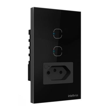 Imagem de Tomada Com Interruptor Intelbras Smart Wi-fi