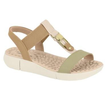 Imagem de Sandália Ortopédica Modare Conforto Esporão Fascite 7142139, Verde cre