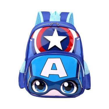 Imagem de Mochila 3D À Prova D'água Para Meninos, Mochila Escolar Primária Com V