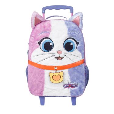 Imagem de MALA ESCOLAR G C/RODINHAS - SUPER GATINHOS - FUZZY - 49327
