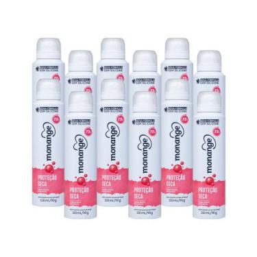 Imagem de Kit Desodorante Proteção Aerossol Monange 150ml - 12 UN