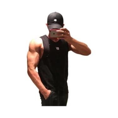 Imagem de Camiseta Regata Masculina Para Musculação, Treino Na Academia, Fitness