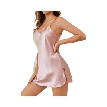 Imagem de Camisola Elegante E Sexy Para Mulheres Com Design De Fenda, Roupas Par