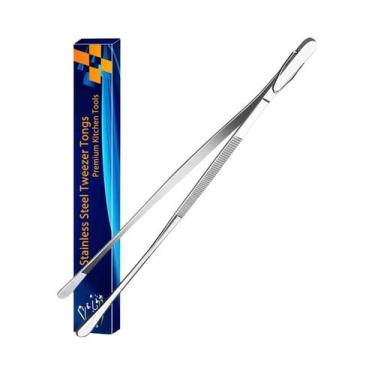 Imagem de Pinça De Cozinha Extra Longa De Aço Inoxidável De 12 Polegadas Para Co