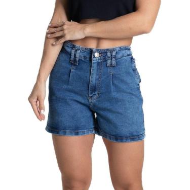 Imagem de Shorts Jeans Sawary - 281601 - Azul médio 42-Feminino
