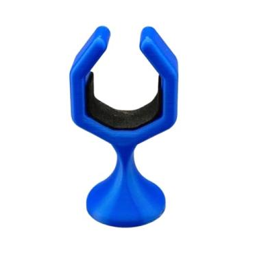 Imagem de Pegciuho Apoio de Mão para Taco de Bilhar, Suporte para Taco de Sinuca, Acessório Esportivo, Portátil, Universal, Prático para Estabilizadores de Pontas Grande, Azul