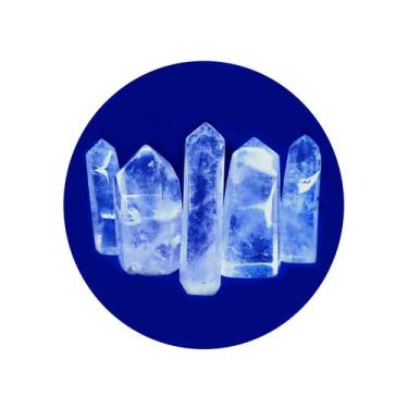 Imagem de Ponta Cristal Pedra Vibrada Classe B com 70 a 80mm Média 100g - Crista