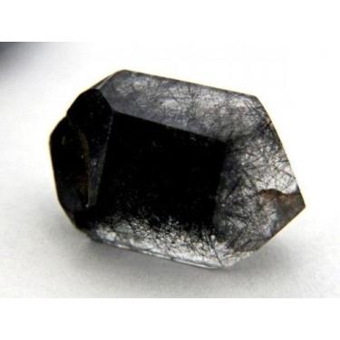 Imagem de Quartzo Tibetano Pedra Natural Bi Terminado Inclusão Negra - Cristaisd