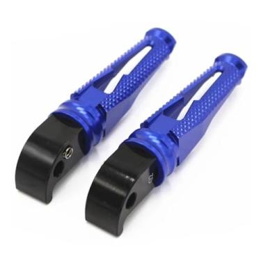 Imagem de Anti-derrapante Apoio para os pés traseiro para yzf r3 r15 r25 fz1 fz6 fz6r xjr1300 apoio para os pés traseiro do passageiro(Azul)