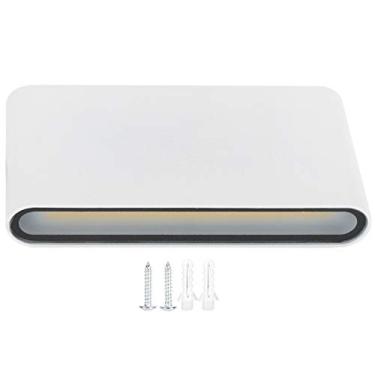 Imagem de YOUTHINK Lâmpada de Parede LED COB 12W Lâmpada Externa Moderna, Alumínio IP65, para Pátios, Cozinhas, Banheiros, (Luz quente branca de 12W)
