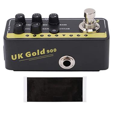 Imagem de Micro pré-amplificador digital para guitarra elétrica, pedal amplificador de efeitos únicos, modelagem de som de tubo profissional, distorção de metal de alto ganho para