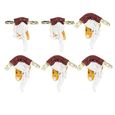 Imagem de Bolsa de bola de bilhar infantil conjunto de bolso líquido acessório de substituição pano durável material de couro artificial 6 bolsos para crianças mesa de bilhar jogo de bilhar