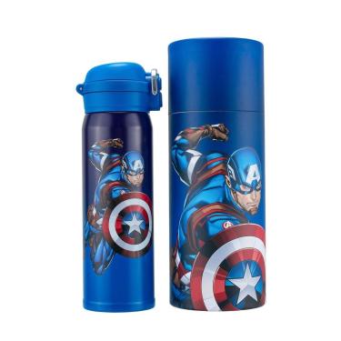 Imagem de Garrafa Capitão America Resistente 500 ML Suco Marvel-Masculino