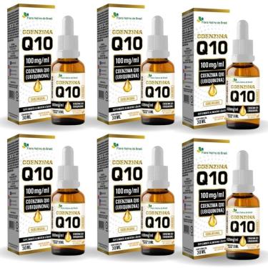 Imagem de Kit Com 06 - Coenzima Q10 (100mg) 30ml Sabor Laranja Flora Nativa-Unissex
