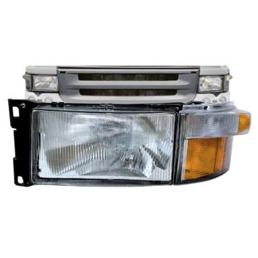 Imagem de Farol Principal com Lanterna Pisca Seta Scania S4 Série 4 PGR Lado Esquerdo Motorista