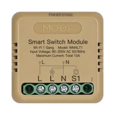 Imagem de Módulo Mini Interruptor Inteligente WiFi Zigbee 1-4 Gang DIY Controle 