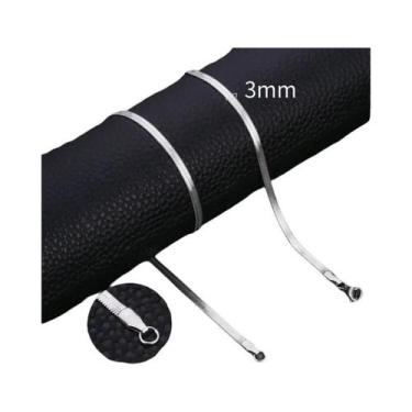 Imagem de Colar de Cobra Banhado a Ouro - Aço Inoxidável, à Prova d'Água e na Mo