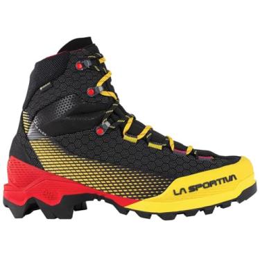 Imagem de La Sportiva Bota masculina Aequilibrium ST GTX impermeável para montanhismo e caminhada, Preto/Amarelo, 41