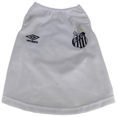 Imagem de Roupa Pet para Cachorro e Gato Time de Futebol Estampa SAN001 (GG, Personalizada)