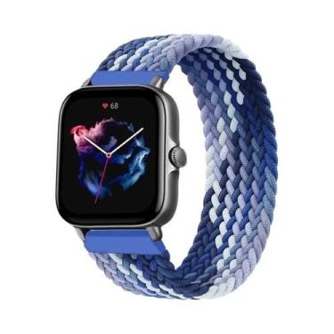 Imagem de Pulseira De Relógio Elástica Trançada De 20mm 22mm Para Amazfit GTS 2 