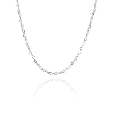 Imagem de Colar Corrente De Coração Em Prata 925