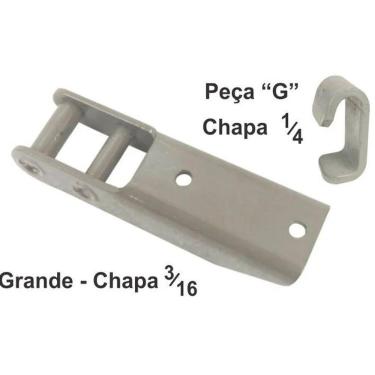 Imagem de Dobradiça Para Tampa De Carreta Em Aço Grande