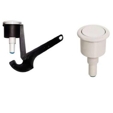 Imagem de Botão Acionamento Caixa Acoplada Branco Gelo Pvc - Deca