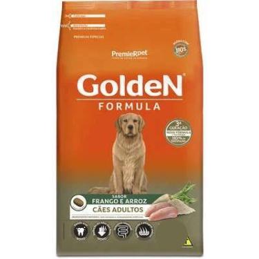 Imagem de Ração Seca Golden Formula para cães adultos sabor frango e arroz 20kg.