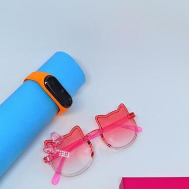 Imagem de Kit Relógio Digital Bracelete Silicone Menina + Óculos de Sol infantil