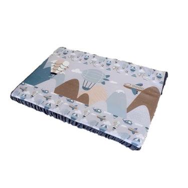 Imagem de Trocador Plastificado de Comoda para Bebe Menina 65cm x 45cm - Carinha