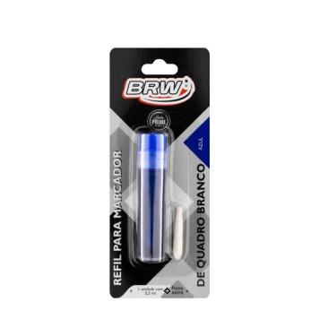 Imagem de Kit 3 Pincéis Marcador Quadro Branco + 2 Refis Com Ponta Extra Brw